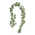 Cheap Wholesale Artificial Eucalyptus Pllants Garland Vines Hanging Plants Videiras Artificiais for Wedding Home Decoration