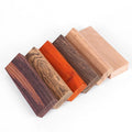 Natural Custom Unfinished Solid Beech Redwood Walnut Wooden Blocks Cubes Hand Carved Practice Wood Diy Carving Art Craft