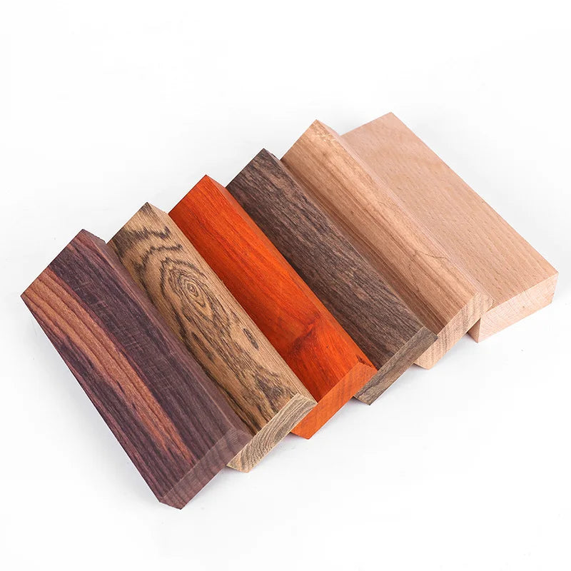Natural Custom Unfinished Solid Beech Redwood Walnut Wooden Blocks Cubes Hand Carved Practice Wood Diy Carving Art Craft