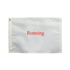 Custom Logo Double Sided Pennant Style Waterproof Eco-Friendly Anti-Wrinkle Outdoor Promotional Digital Printing Fabric Flag