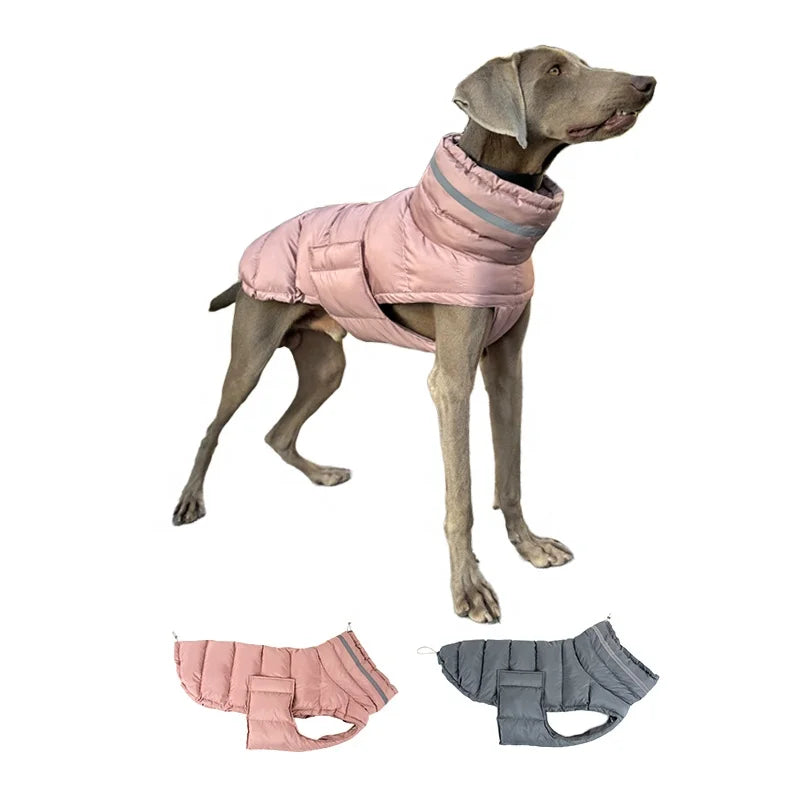Custom Orders Reflective Outdoor Cat Apparel Jacket Pet Clothes Greyhound Waterproof Small Luxury Dog Winter Coat