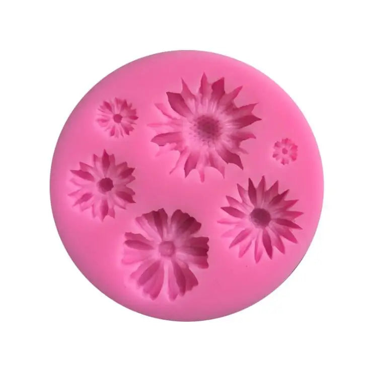 HY Flower Fondant Candy Silicone Molds
