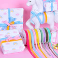 Ribbon Manufacturer 3-50mm Widths Solid Color Single Face Black White Red Velvet Ribbon Roll