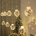 Q185 Christmas Led Wishing Ball Lights Tree String Copper Wire Curtain Lights Christmas Holiday Decorative Lights