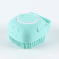 Pet Supplies Shower Comb Brush Support Storing Shower Gel Silicone Pet Comb Brush for Dogs