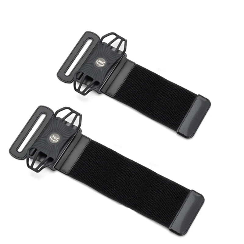 New Design 360 Degree Rotatable Detachable Sports Running Armband Mount Cycling Mobile Phone Case Holders Black Lightweight