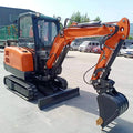 Factory Supply Chinese Mini Excavator Small Digger Crawler Excavator HT30 3ton  for Sale