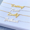 Fine Fashion Personalized Name Letter Necklace 925 Sterling Silver Custom Initial Necklace for Women