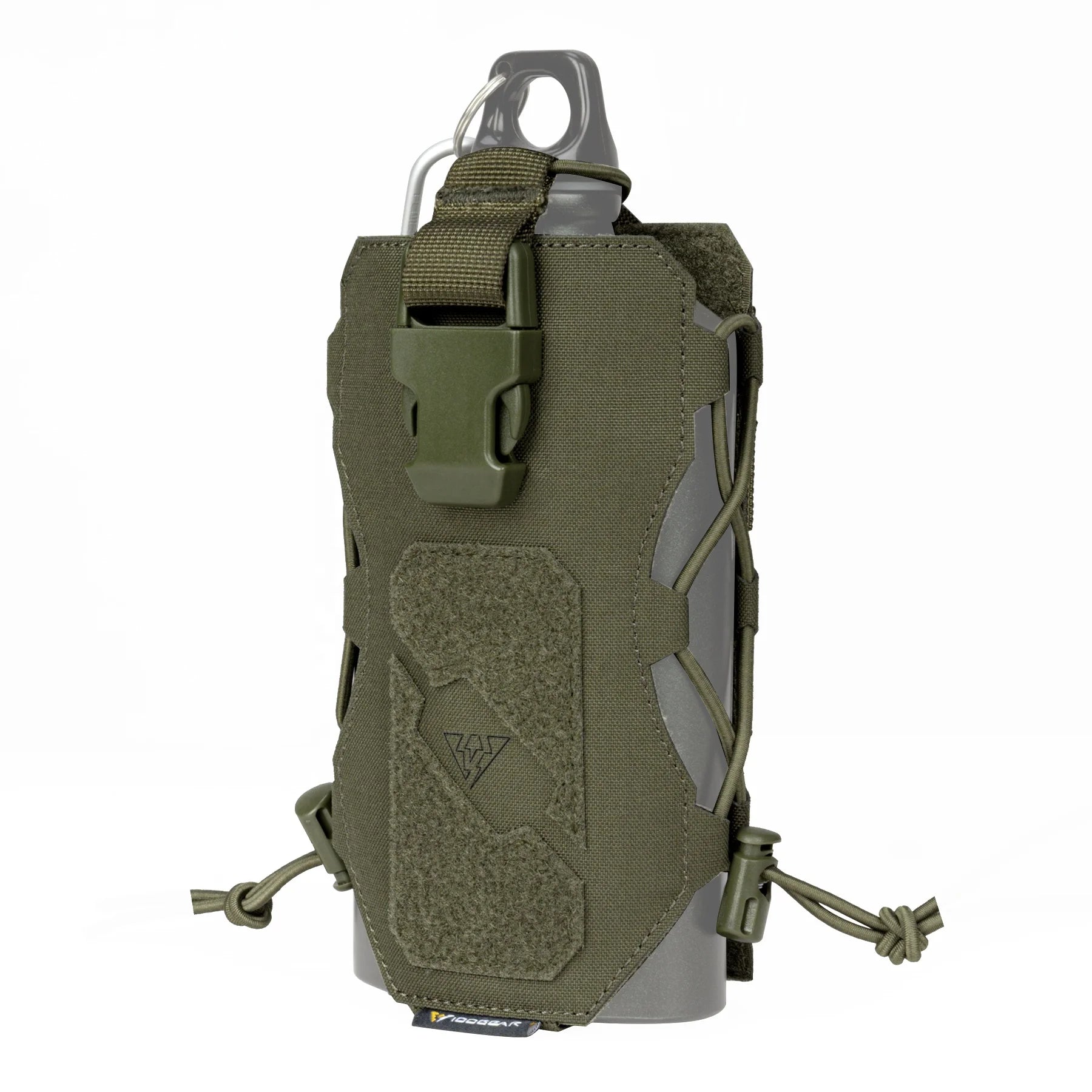 IDOGEAR Tactical Water Bottle Holster Hunting Radio Pouch MOLLE Kettle Carrier Water Bottle Pouch