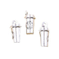 100pcs Charms 3D Coffee Cup Pendant Crafts Making Findings Handmade Jewelry DIY for Earrings Necklace