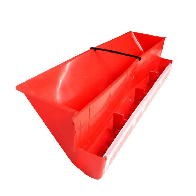60cm Plastic Bird Quail Feeder Trough Automatic Quail Cage Feeder