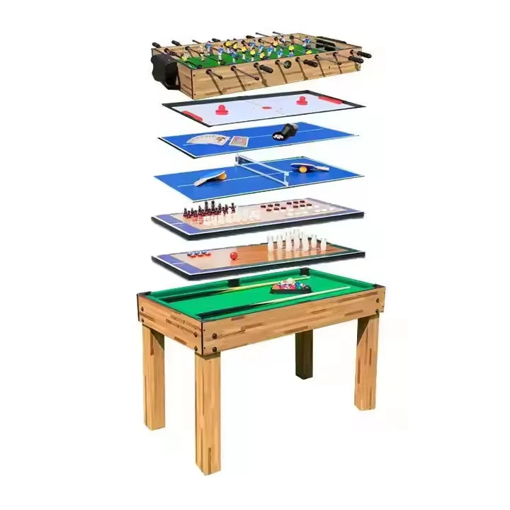 High Quality Hot Sale Factory Direct Price 10 in 1 4FT Multifunction  Soccer Billiard Game Table on Sale