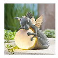 Diy Small Dinosaur Figure Sculpture Resin Gothic Decor Home Room Desk Dragon Meditated Statue Model Garden Outdoor Yard Decoration