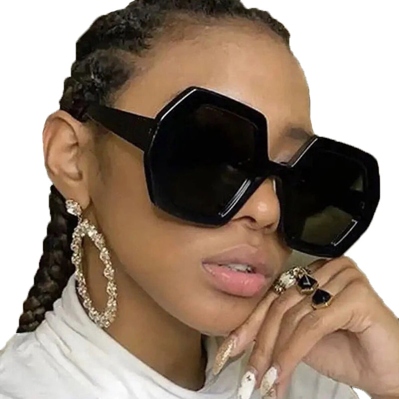 STORY XY2015 Factory Wholesale Big Frame Sun Glasses 2024 Women New Polygon Shades UV400 Gradient Sunglasses
