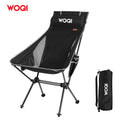 WOQI Custom Outdoor Ultralight Portable Folding Moon Chair for Beach Hiking Picnic