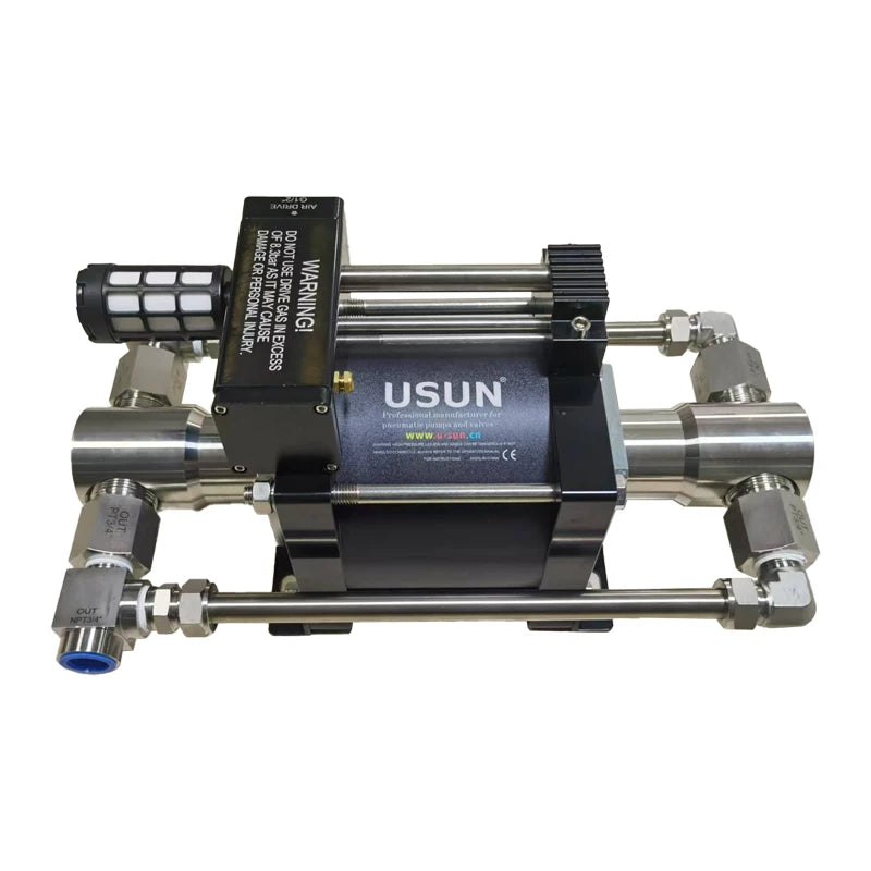 USUN Model:AT16  50-100 Bar Output Pressure  Pneumatic  Driven Liquid CO2  Transfer Pressure Pump