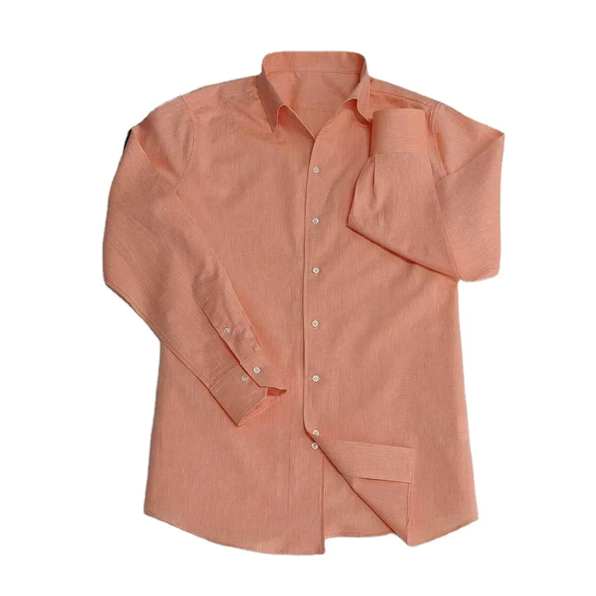 Oem Custom 100% Cotton Men's Shirt With 52 Options Long Sleeve Shirts Non Iron Tuxedo Shirts for Men