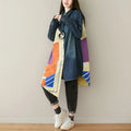 Wholesale 2026 Autumn New Personalized Patch Medium and Long Asymmetric Loose Washed Long Sleeve Denim Women's Shirts