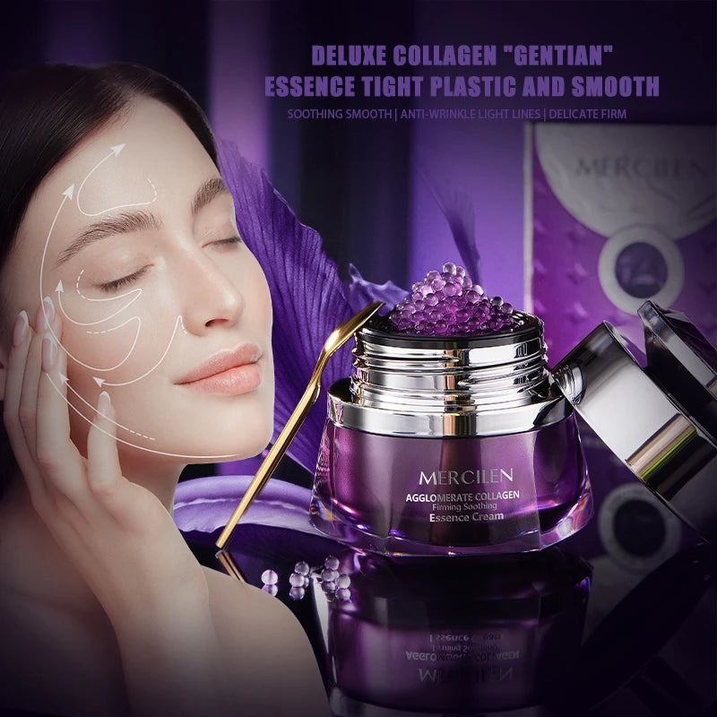 MERCILEN Collagen Firming Anti-aging Face Cream Lotion Moisturizer Organic Firming Nourishing Skin Care Face Cream