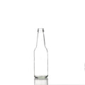 Factory Produces 250ml clear Glass Soda Bottles with Metal Caps with Custom logo