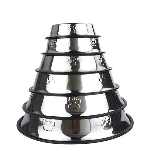 15cm Pet Bowl Stainless Steel Non Slip Dog Bowl Wholesale Manufactured Pet Bowls Feeders