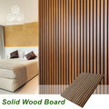 MUMU 3D Groove Wave MDF Wooden Decor Wall Cladding Sheet Wood Wall Panels for Building Boards Decorative