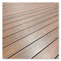 New Arrival Outdoor Composite Decking Waterproof European Style 3D Wood Plastic Decking Boards Teak Material Brushed Technics