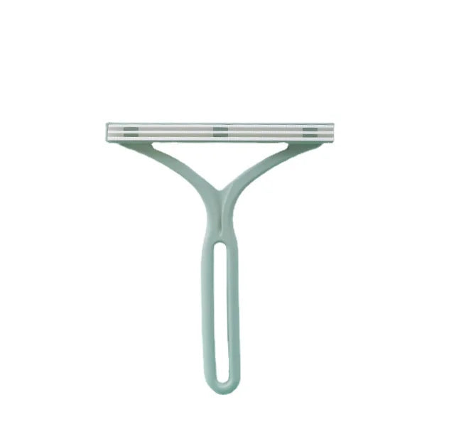 Manual Portable Fabric Shaver Metal Carpet Lint Scraper for Furniture Pet Hair Removal Reusable Fuzz Lint Remover Brush