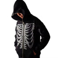 Custom Men's Autumn Street Wear Pullover Hoodie 100% Cotton French Terry Y2K Hip Hop Rhinestone Regular Fit Full Zip Hoodie