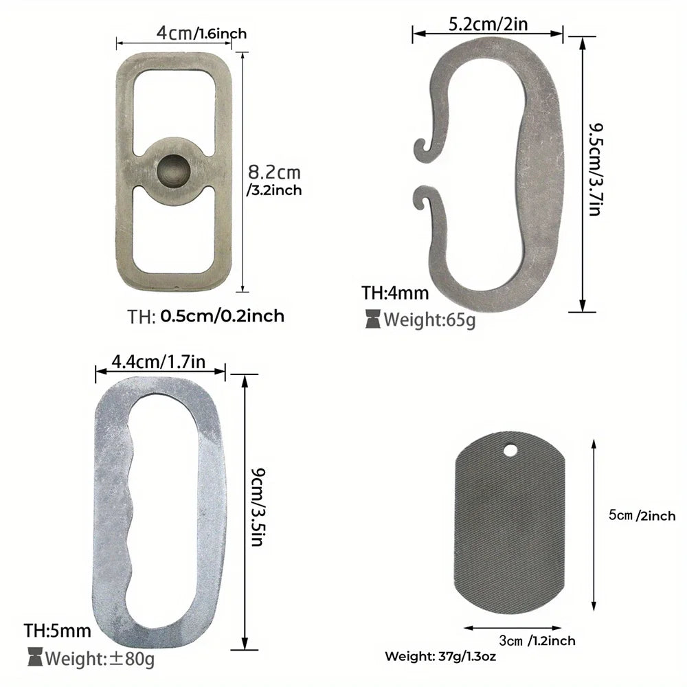 High Carbon Steel Flint Survival Fire Starter Scraper Tool Fire Striker Camping Ignition Outdoor Fire Lighter Hiking
