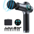 Custom 30-Speed Handheld Electric Muscle Massager LCD Screen Deep Tissue Percussion Body Massage Gun