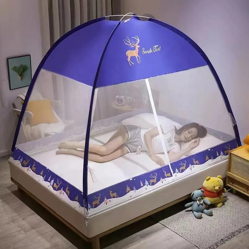Factory Price Wholesale Folding Mosquito Net Tent Yurt Foldable Pop up Mosquito Net for Bed