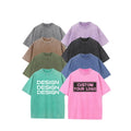 Wholesale Acid Stone Washed Tshirt High Quality Oversized Tshirt Custom Logo Washed Vintage T Shirt Boxy Fit Blank Tee Shirts