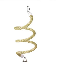 C&C Eco-Friendly Colorful Perching Bird Cage Stand Cotton Rope Hanging Supplies Training Chew Toys Climbing Stick Parrot Pet