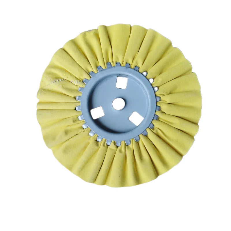 Customizable 8 Inch Yellow Aluminum Car Wheel Manual Wind with Air Duct Silicon Carbide Mirror Polishing OEM Support