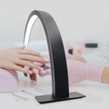 Pinky leem New Custom Logo Clip on Eyelash Light 16 Inch Led Half Moon Lamp for Lash Extension Desk