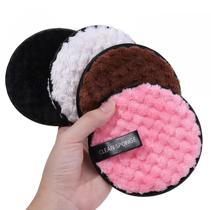Multifunctional Makeup Remover Pads for Face Eyes  Washable Reusable Face Cleansing  Puff Beauty Makeup Blender Puff Pad