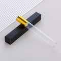 Refill Empty Roll on Glass Bottle 10ml Small Thin Oil Cosmetic Container Perfume Bottle Roller with Box