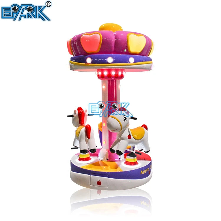 Quality Amusement Center Fairground Children Mini Kids Merry Go Round Carousel Horses Kiddie Ride
