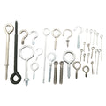 DongJi Hook Screws Eye Bolt Hook Screw Stainless Steel Solar Panel Screw Set up a Tent for Outdoor Camping