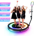 360 Photo Booth Machine Camera 68cm 80cm Spin Rotating 360 Video Booth Selfie 360 Degree PhotoBooth Prix for Event Vending