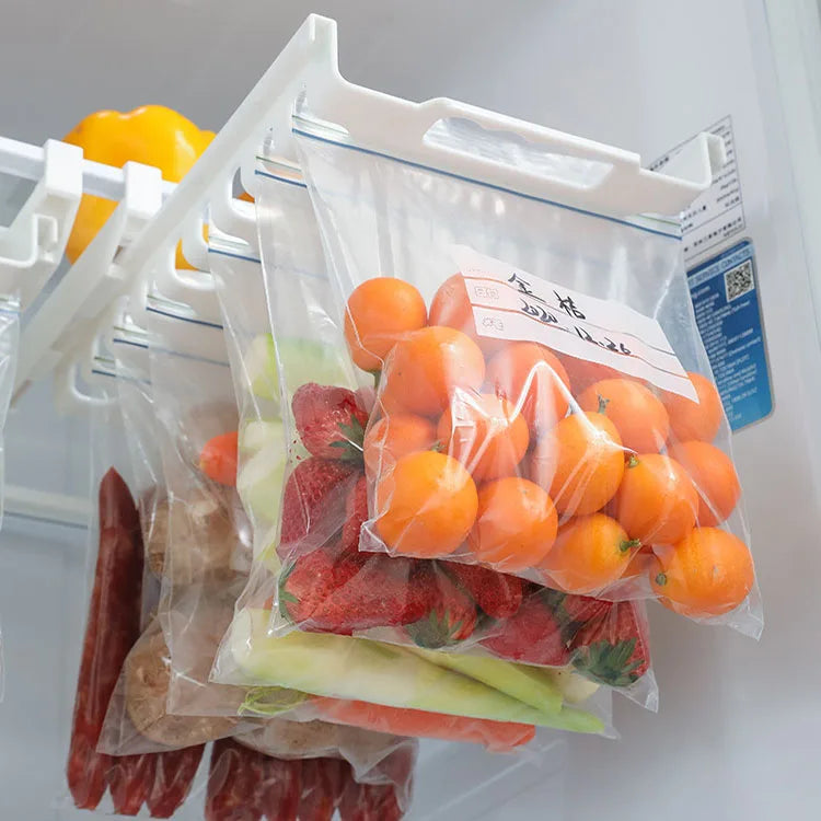 Zipper Bag Organizer for Fridge Freezer Refrigerator