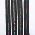 High Quality #3 #5 #8 Plastic Zip Resin Rainbow Zipper Tape Waterproof Feature