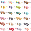 2025 New  Kids Flower  Sunglasses Girls Boys Plastic Frame Sunglasses Colorful  Beautiful  Sunglasses