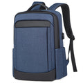2024 15.6 Inch Purple Polyester Lining Laptop Backpack Antitheft Business Computer with USB Charging Port Zipper Closure