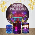 Wholesale Round Backdrop Cover for  Birthday Theme Party Background Decorations