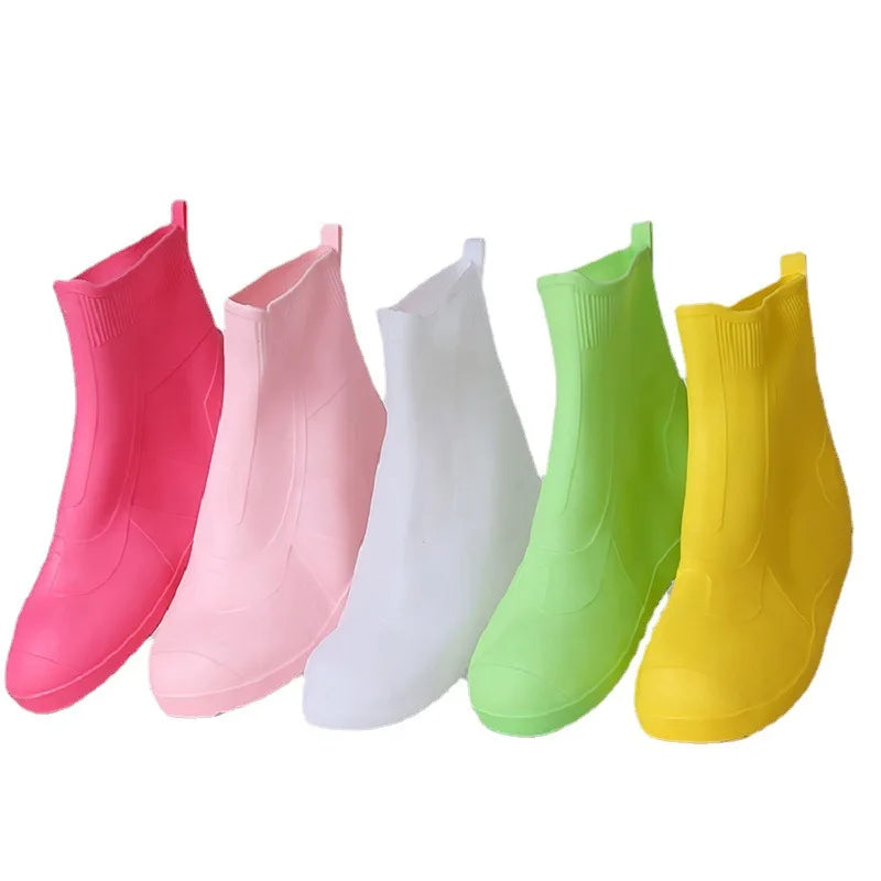 Waterproof Non-Slip Shoes Cover Reusable Rain Snow Boots Outdoor