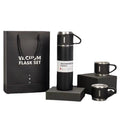 2023 Eco Friendly 500ml Stainless Steel Vacuum Thermos Insulated Water Bottle Thermos Gift Box Thermal Flask Set With 3 Lids