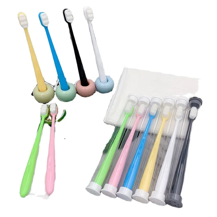 Custom Ultra-Soft Bristle Hair Eco Friendly Toothbrush Portable Travel Tooth Brush Toothbrush Couples Toothbrush With Package
