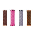Custom Hualong Rubber Motorized Retro Glitter Bicycle Handlebar MTB Bike Handle End Grips G276